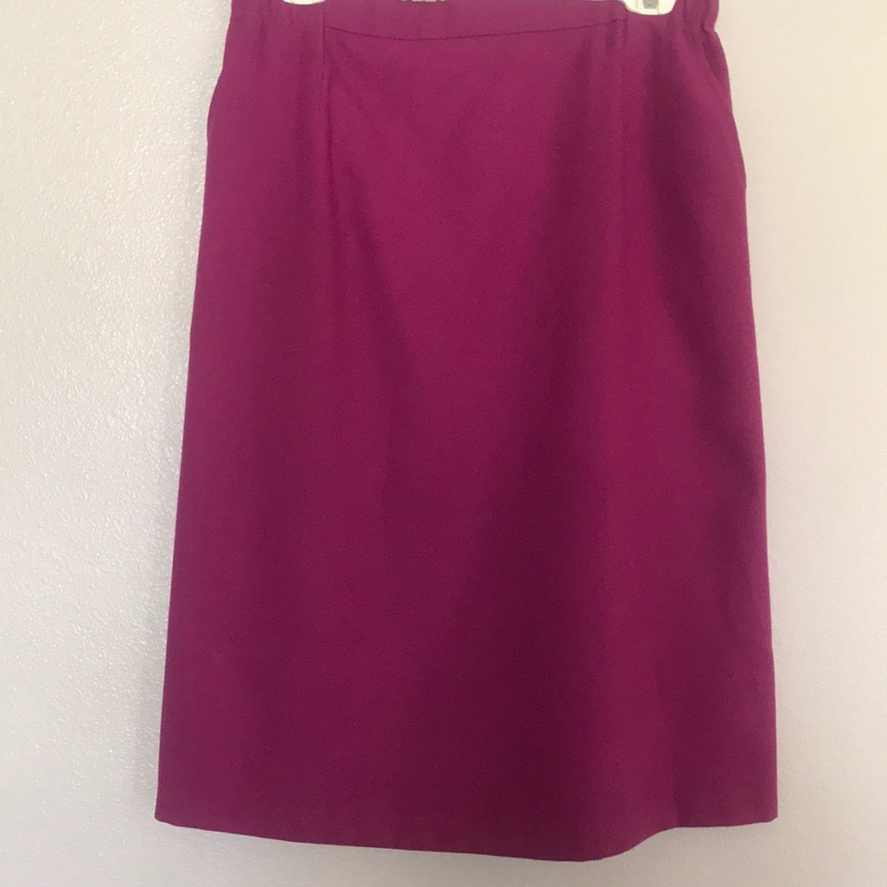 Rose colored skirt